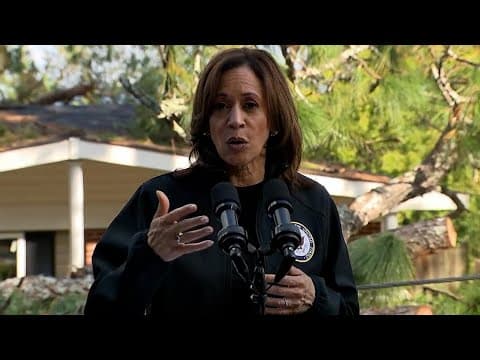 Kamala Harris visits Augusta, GA after the effects of Hurricane Helene (Oct. 2, 2024)