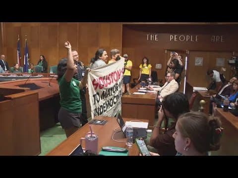Houston City Council approves $7 billion budget amid protests