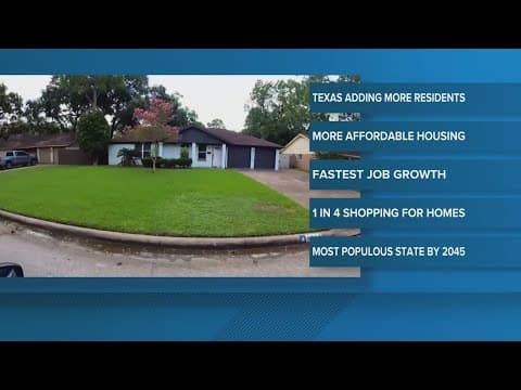 Texas on track to become most populous state by 2045