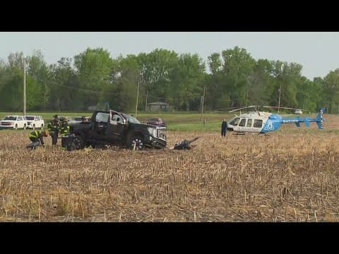 Police investigating crash involving SUV and pickup truck in Hendricks County