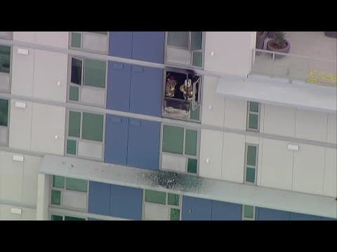 Firefighters knock down high rise fire near Petco Park