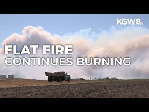 Task forces activated to help fight central Oregon's Flat Fire