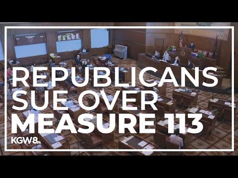 Oregon Republican senators sue to run for reelection