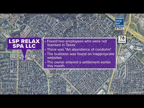 North Texas massage parlor shut down after suspected sex trafficking