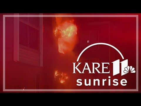 Three hospitalized after being rescued from burning  apartment complex in south Minneapolis