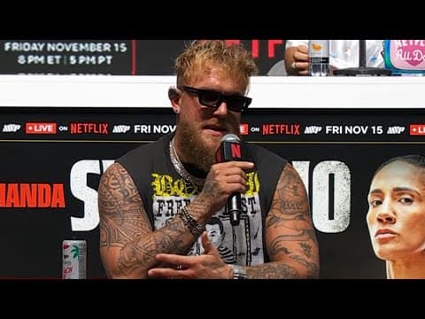 Jake Paul speaks about his boxing journey ahead of fight against Mike Tyson