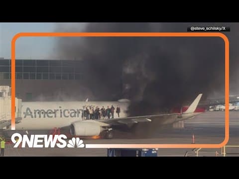 Legal expert advises passengers after American Airlines fire at Denver International Airport