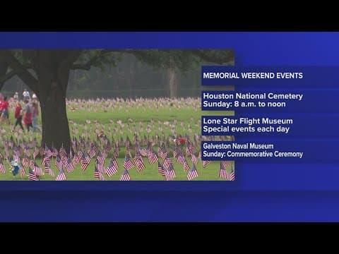 Memorial Day weekend ceremonies honor fallen veterans