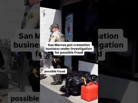 San Marcos pet cremation business under investigation for possible fraud