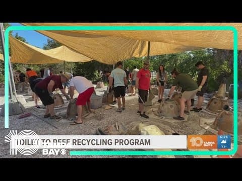 How old toilets are being used to clean Tampa Bay waterways