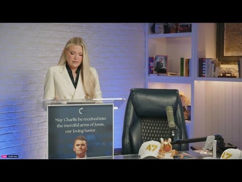 Erika Kirk on her late husband, Charlie: 'My husband laid down his life for me'