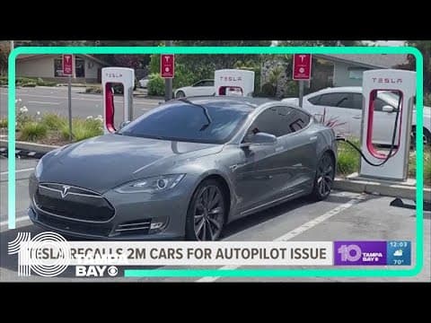 Tesla recalls nearly all vehicles sold in US to fix system that monitors drivers using Autopilot