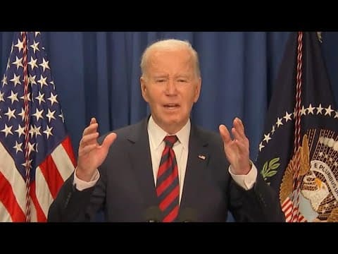 President Biden Israel-Hamas hostage exchange full speech (Jan. 19, 2025)