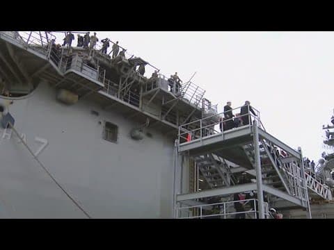 USS Tripoli returns home to San Diego after seven-month deployment