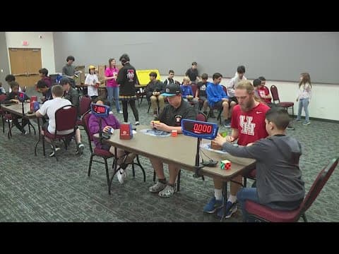 Cube Against Cancer: Rubik's cube pros participate in competition for a good cause