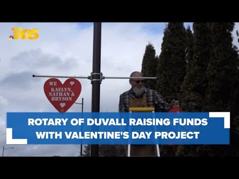 Duvall streets lined with love