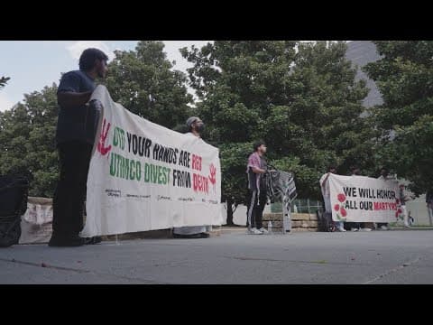 2 years after Hamas attack on Israel, UTD students hold pro-Palestine rally