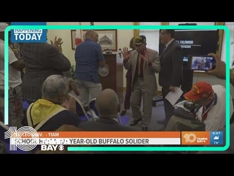St. Leo hosts 101-year-old Buffalo Soldier