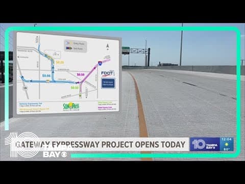 Gateway Expressway project opens for Pinellas County commuters