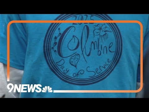 Columbine baseball team volunteers during annual Day of Service