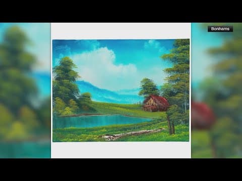 Bob ross' original artwork to be auctioned off