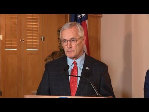 Jim Tressel speaks after DeWine nominates him for Ohio lieutenant governor