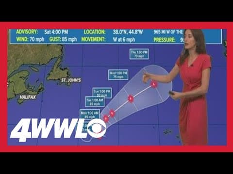 Saturday evening tropical update: 2 storms in the Atlantic