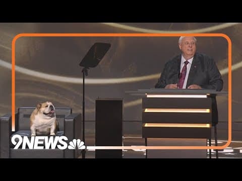 West Virginia Gov. Jim Justice's pet, Babydog, steals RNC spotlight