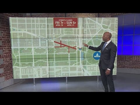 Formula 1 Racing road closures