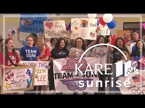 Pep Rally for Paris! St. Paul gathers for Suni Lee