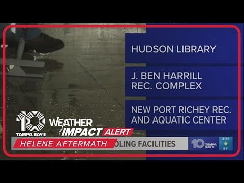 St. Petersburg opens cooling facilities for those without power