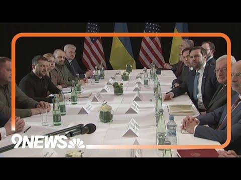 JD Vance, Marco Rubio meet with Zelenskyy about Ukraine-Russia war