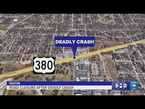 Pedestrian and dog killed in Denton crash on Christmas Day, officials say