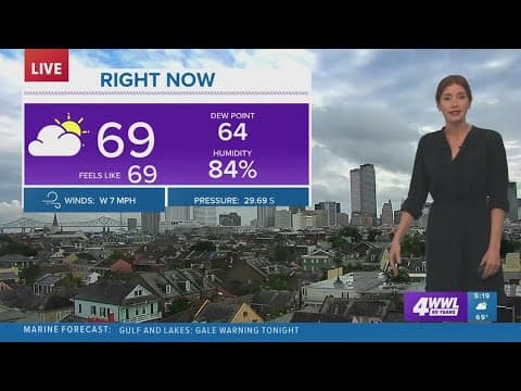 Drying out and turning windy Saturday evening