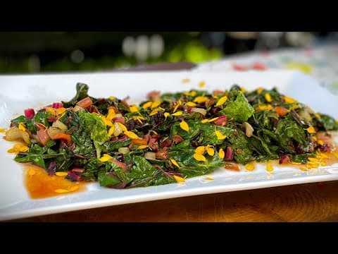 Wilted Rainbow Swiss Chard | Cooking with Styles