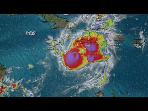 Hurricane Beryl heading toward Jamaica