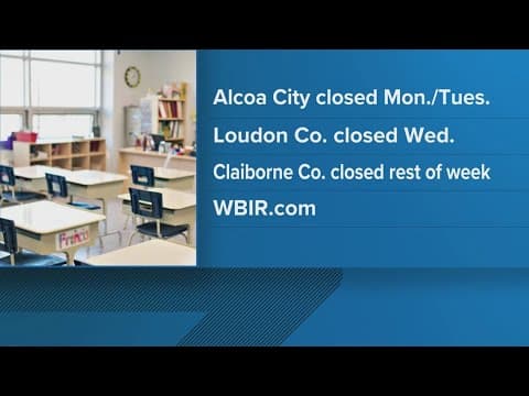Several East Tennesse schools closed due to illness