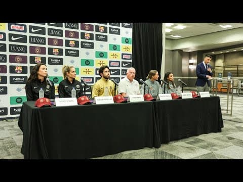 Dallas Trinity FC vs. FC Barcelona: Full press conference MD-1 | 8.29.24