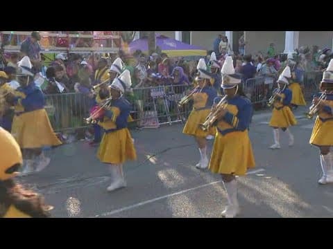 St. Mary's Academy Marching Band in Krewe of Endymion