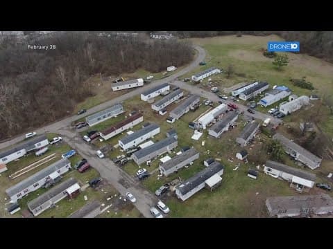 Orient mobile home park still dealing with tornado damage 1 month later