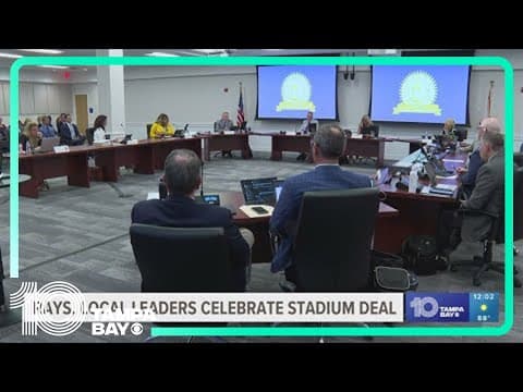 'Build it, because we are here': Pinellas leaders, Rays developers celebrate stadium deal approval