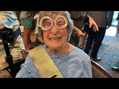 Solana Beach resident celebrates 100th birthday with family, friends