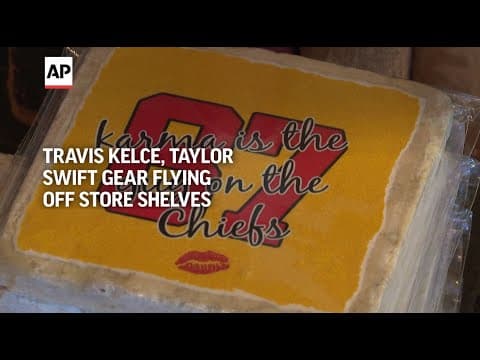 Travis Kelce, Taylor Swift gear flying off store shelves