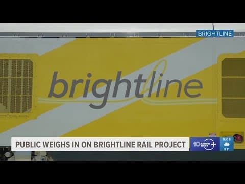 Public weighs in on Tampa Brightline rail project