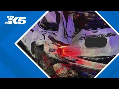 4 Washington State Patrol cars struck by DUI drivers in 4 hours