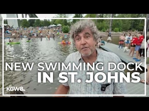 New swimming dock opens up in Portland