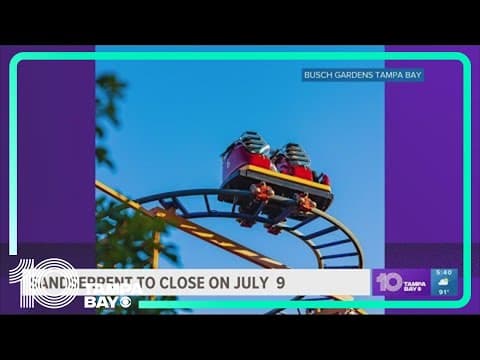 Busch Gardens to retire SandSerpent after 19 years of thrills