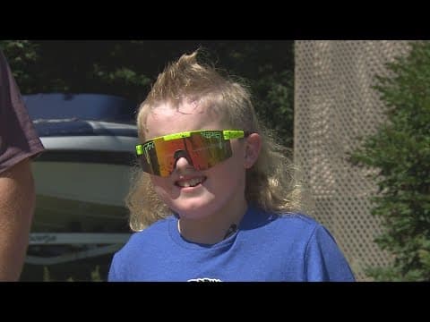 Menomonie's 'Mullet Boy' has big plans for prize money after winning best kids mullet