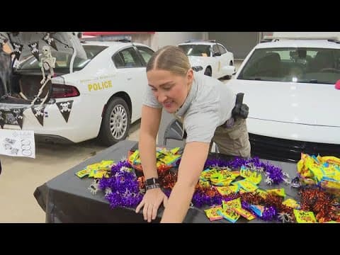 Kids celebrate Halloween at Indiana State Fairgrounds
