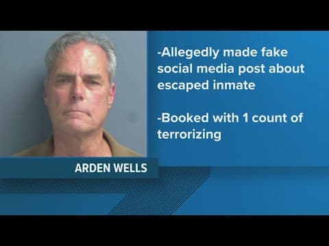 Man accused of lying about escaped inmate in Tangipahoa faces terrorizing charges, deputies say